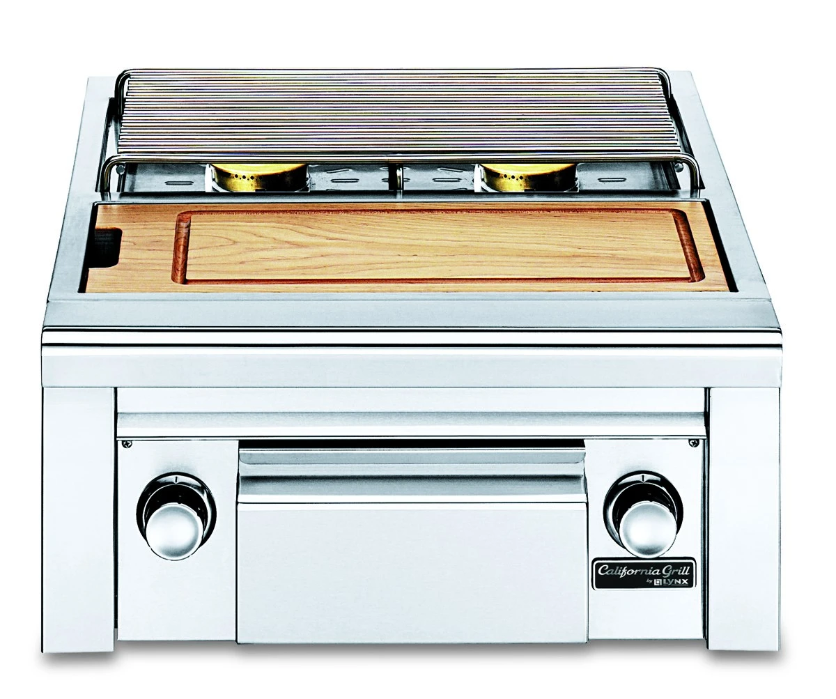 Lynx California Grill Seitenbrenner DOUBLE 8,44 KW Mit Schneidebrett 1 Lynx California Grill Seitenbrenner DOUBLE 8,44 KW Mit Schneidebrett