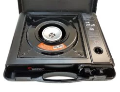 Maxsun MS-2500 Camping Gaskocher Mit Tragekoffer -Grill Mit Freu Geschaft 13174 maxsun ms 2500 gaskocher im koffer