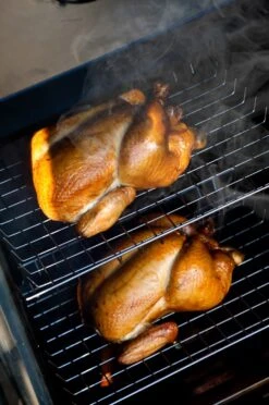 Bradley Original Smoker 4-Rack / Elektro Räucherofen -Grill Mit Freu Geschaft 13236 Bradley Smoker Gefluegel