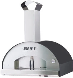 BULL Pizzaofen Holz XL - Built-In Einbauofen 80 X 60 Cm