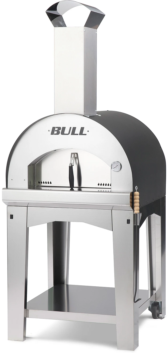 BULL Pizzaofen Holz XL - Standgerät 80 X 60 Cm 1 BULL Pizzaofen Holz XL - Standgerät 80 X 60 Cm