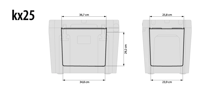 Petromax Kühlbox 25 Liter Alpenweiß 2 Petromax Kühlbox 25 Liter Alpenweiß – Bild 2