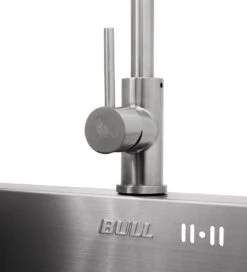 BULL Spülbecken In Der Größe S, 33 X 33 X 20 Cm, Inkl. Wasserhahn (für Warm/kalt) -Grill Mit Freu Geschaft 21619 Bull Spuelbecken Groesse S Edelsta 4 1613487078