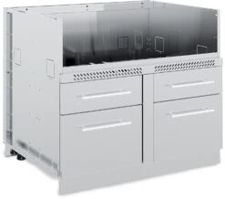 Broil King Outdoor Küche Komplettset Mit Imperial S570 PRO Built In Gasgrill Mit Drehspieß, Gasflaschenschrank Und 3er Schubladenschrank -Grill Mit Freu Geschaft 806600 Broil King Outdoor Kueche Grillschrank 5 Brenner geschlossen 1