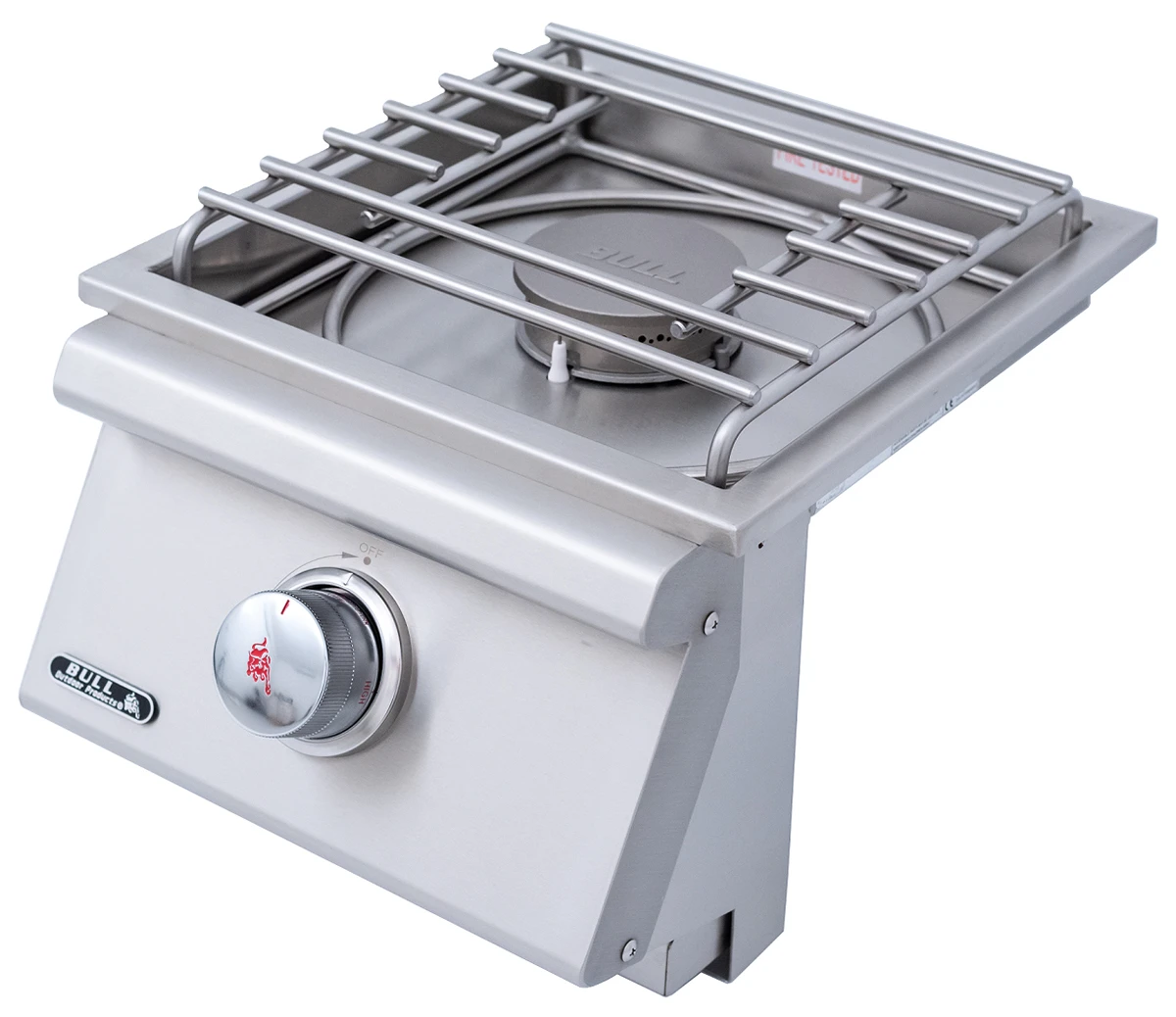 BULL Einbau Seitenbrenner Single / Edelstahl / Slide-In 1 BULL Einbau Seitenbrenner Single / Edelstahl / Slide-In