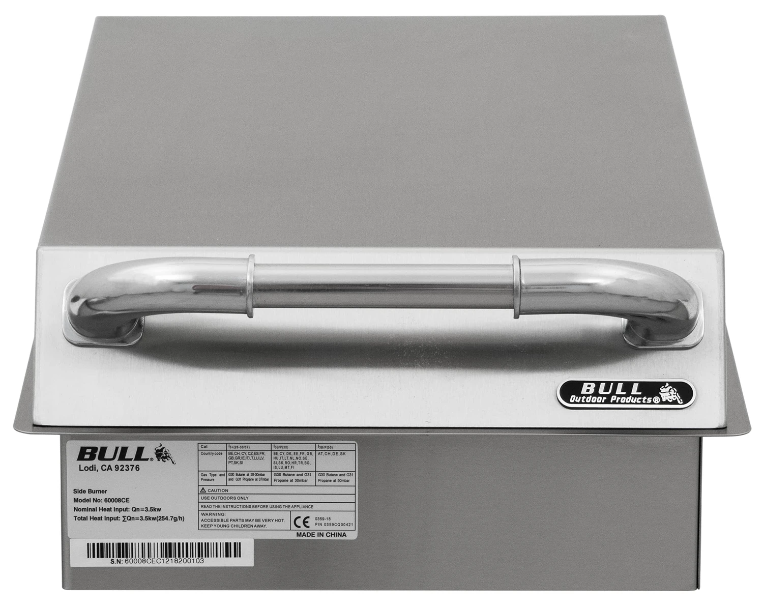 BULL Einbau Seitenbrenner Single / Edelstahl / Drop-In 3 BULL Einbau Seitenbrenner Single / Edelstahl / Drop-In – Bild 3