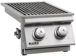 BULL Einbau Seitenbrenner Double / Edelstahl / Slide-In 6 BULL Einbau Seitenbrenner Double / Edelstahl / Slide-In -Grill Mit Freu Geschaft BULL Einschub Seitenbrenner Double Side links