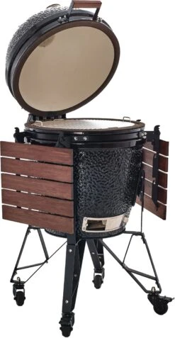 The Bastard Keramikgrill Classic Large - Complete - Schwarz Glänzend - Modell 2023 13 The Bastard Keramikgrill Classic Large - Complete - Schwarz Glänzend - Modell 2023 -Grill Mit Freu Geschaft Bastard Grill Large Complete Deckel Seitentische BC201