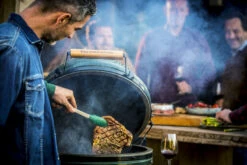 Big Green Egg Large Keramikgrill Starter - Paket -Grill Mit Freu Geschaft Big Green Egg Keramikgrill Premium Deckelgriff Logo