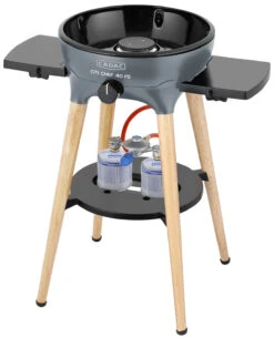 CADAC Gasgrill Citi Chef 40 FS BBQ / Dome Steel Grey, 30 Mbar -Grill Mit Freu Geschaft CADAC Citi Chef 40 FS Steel Grey 2 Gaskartuschen 1