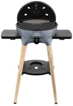 CADAC Gasgrill Citi Chef 40 FS BBQ / Dome Steel Grey, 30 Mbar -Grill Mit Freu Geschaft CADAC Citi Chef 40 FS Steel Grey Deckel offen 1