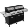 Grillfürst G750G 7-Brenner Doppelkammer - Gasgrill - Eintracht Frankfurt Edition - Gusseisenroste