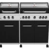 Grillfürst G750E 7-Brenner Doppelkammer - Gasgrill - 1. FC Köln Edition - Edelstahlroste