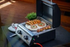 Grillfürst G201E 2-Brenner Gasgrill Portabel V2 - Campinggrill / Balkongrill 50mbar 30 Grillfürst G201E 2-Brenner Gasgrill Portabel V2 - Campinggrill / Balkongrill 50mbar -Grill Mit Freu Geschaft Grillfuerst Camping Gasgrill G201 Pizzastein 2
