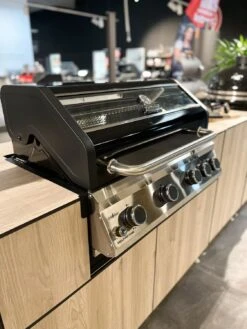 Grillfürst G490G 4-Brenner Einbaugrill - Black Edition - Mit Heckbrenner Und Gusseisen Rosten -Grill Mit Freu Geschaft Grillfuerst Einbaugrill G490 Outdoor Kueche