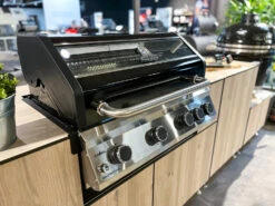 Grillfürst G490E 4-Brenner Einbaugrill - Black Edition - Mit Heckbrenner Und Edelstahl Rosten -Grill Mit Freu Geschaft Grillfuerst G490 Einbau Gasgrill schwarz
