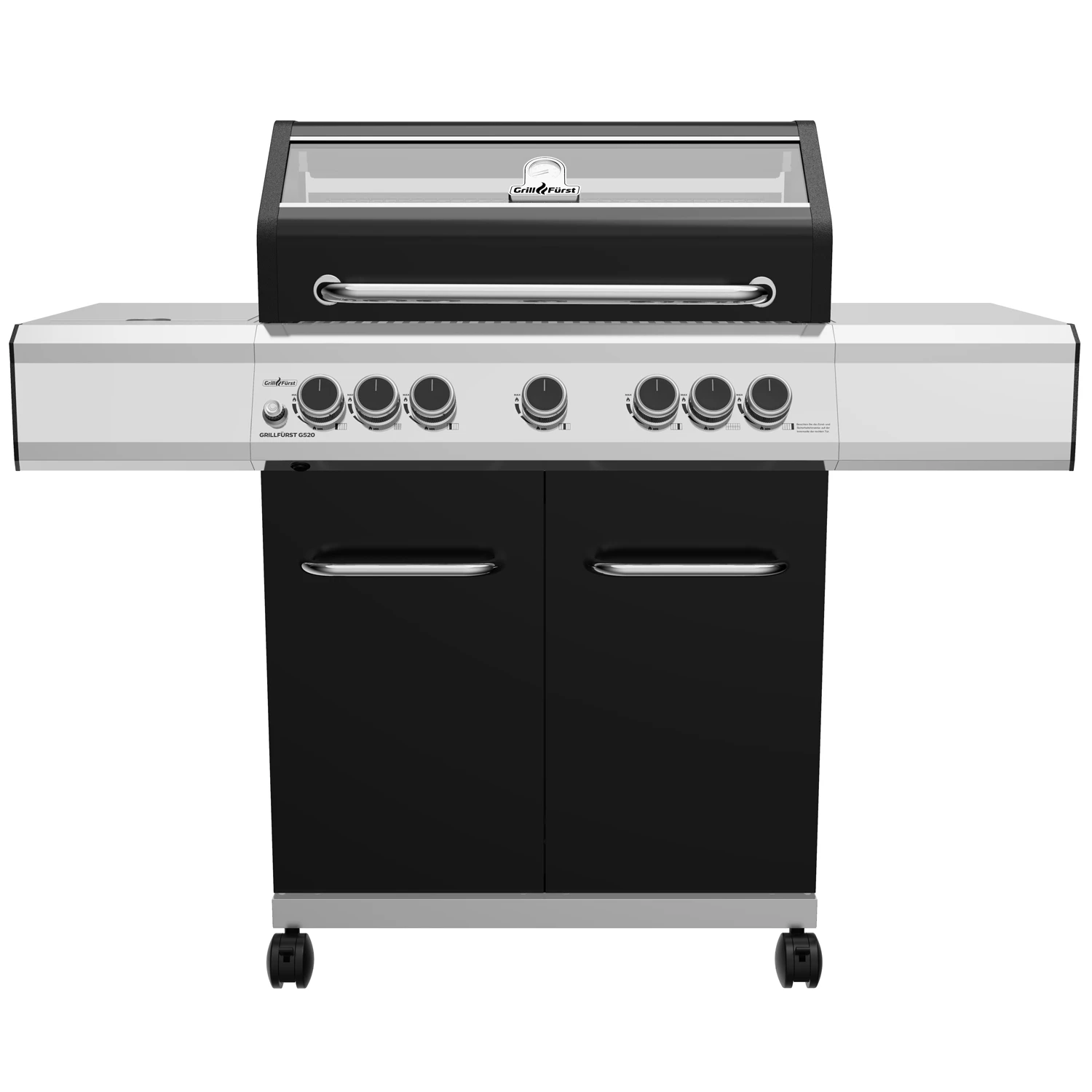 Grillfürst G520G 5-Brenner Gasgrill Mit Hochtemperaturbrenner, Heckbrenner Und Gusseisen Rosten - X-DEAL Inkl. Zubehörpaket 1 Grillfürst G520G 5-Brenner Gasgrill Mit Hochtemperaturbrenner, Heckbrenner Und Gusseisen Rosten - X-DEAL Inkl. Zubehörpaket