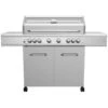 Grillfürst G621G 6-Brenner Edelstahl-Gasgrill Mit Hochtemperaturbrenner, Heckbrenner Und Gusseisen Rosten - X-DEAL Inkl. Zuberhörpaket