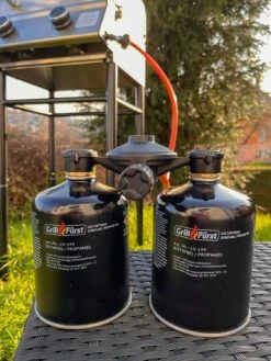 Grillfürst Kombi Kartuschen-Druckregler 50 Mbar - X-DEAL Inkl. 12 Grillfürst Gaskartuschen 15 Grillfürst Kombi Kartuschen-Druckregler 50 Mbar - X-DEAL Inkl. 12 Grillfürst Gaskartuschen -Grill Mit Freu Geschaft Grillfuerst Kombi Kartuschen Druckregler Kompaktgrill