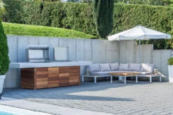 Grillfürst Outdoor Küche Mit Beton-Arbeitsplatte Und HPL-Unterschrank - Mit Edler Holzverkleidung (300 Cm X 80 Cm) - Mit Einbaugrill Und Planchagrill 8 Grillfürst Outdoor Küche Mit Beton-Arbeitsplatte Und HPL-Unterschrank - Mit Edler Holzverkleidung (300 Cm X 80 Cm) - Mit Einbaugrill Und Planchagrill -Grill Mit Freu Geschaft Grillfuerst Outdoorkueche Beton Kuecheninsel Unterschraenke 4 1645801078
