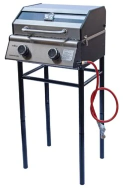 Grillfürst G201E 2-Brenner Gasgrill Portabel V2 - Campinggrill / Balkongrill 50mbar - Inkl. Untergestell 24 Grillfürst G201E 2-Brenner Gasgrill Portabel V2 - Campinggrill / Balkongrill 50mbar - Inkl. Untergestell -Grill Mit Freu Geschaft Grillfuerst Untergestell G201