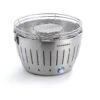 LotusGrill Classic - Holzkohle Tischgrill - Metallicsilber Inkl. Tasche