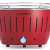 LotusGrill S - Holzkohle Tischgrill - Feuerrot Inkl. Tasche