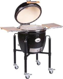 Monolith Grill CLASSIC PRO-Serie 2.0 Schwarz - MIT Gestell Und Seitentischen -Grill Mit Freu Geschaft Monolith Keramik Grill Classic PRO Serie 2 0 121001 black 5