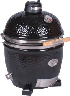 Monolith Grill Junior PRO Serie 2.0 Schwarz - OHNE Gestell -Grill Mit Freu Geschaft Monolith Keramik Grill Junior PRO Serie 2 0 121022 black 11