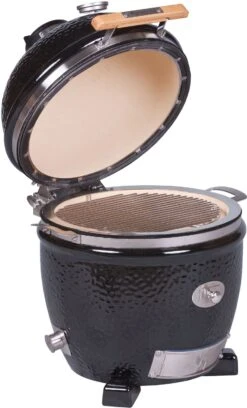 Monolith Grill Junior PRO Serie 2.0 Schwarz - OHNE Gestell -Grill Mit Freu Geschaft Monolith Keramik Grill Junior PRO Serie 2 0 121022 black 12