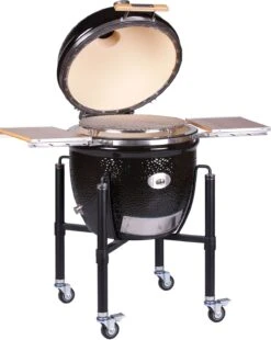 Monolith Grill LeCHEF PRO-Serie 2.0 Schwarz - MIT Gestell Und Seitentischen 9 Monolith Grill LeCHEF PRO-Serie 2.0 Schwarz - MIT Gestell Und Seitentischen -Grill Mit Freu Geschaft Monolith Keramik Grill Le Chef PRO Serie 2 0 121030 black 4