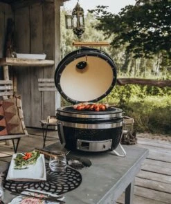 Monolith ICON Black Keramikgrill Tischgrill Inkl. Gestell -Grill Mit Freu Geschaft Monolith Keramikgrill Icon Tischgrill