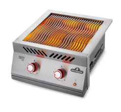 Napoleon 700-Series Einbau Doppel Sizzle Zone BIB18 Mit Safety Glow™ - Modell 2023 -Grill Mit Freu Geschaft Napoleon Einbau Sizzle Zone gross Keramikbrenner