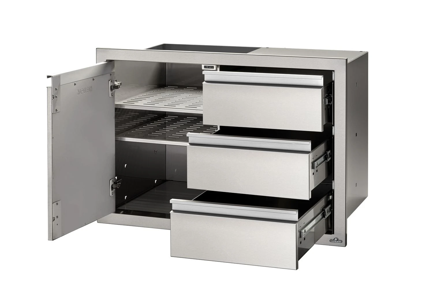 Napoleon Einbauschrank Mit Tür Und 3er Schubladen-Kombination (91 X 61 Cm) 2 Napoleon Einbauschrank Mit Tür Und 3er Schubladen-Kombination (91 X 61 Cm) – Bild 2