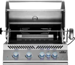 Napoleon 700-Series 32" BIG32 Edelstahl Einbaugrill Inkl. Drehspieß - Modell 2023 -Grill Mit Freu Geschaft Napoleon Einbaugrill BIG32 Rotisserie Motor Drehspiess