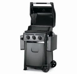 Napoleon Freestyle 365 Gasgrill, Graphit - Modell 2023 - X-DEAL Inkl. Abdeckhaube Und Gussplatte -Grill Mit Freu Geschaft Napoleon Freestyle 365 Gasgrill Seite Deckel offen 1