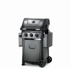 Napoleon Freestyle 365 Gasgrill, Graphit - Modell 2023 - X-DEAL Inkl. Drehspiess -Grill Mit Freu Geschaft Napoleon Freestyle 365 Gasgrill Seiten abgeklappt