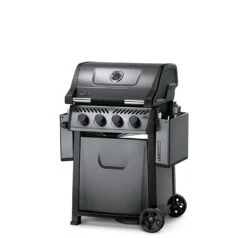 Napoleon Freestyle 425 Gasgrill, Graphit - Modell 2023 - X-DEAL Inkl. Drehspiess 20 Napoleon Freestyle 425 Gasgrill, Graphit - Modell 2023 - X-DEAL Inkl. Drehspiess -Grill Mit Freu Geschaft Napoleon Freestyle 425 Gasgrill Seiten abgeklappt 1