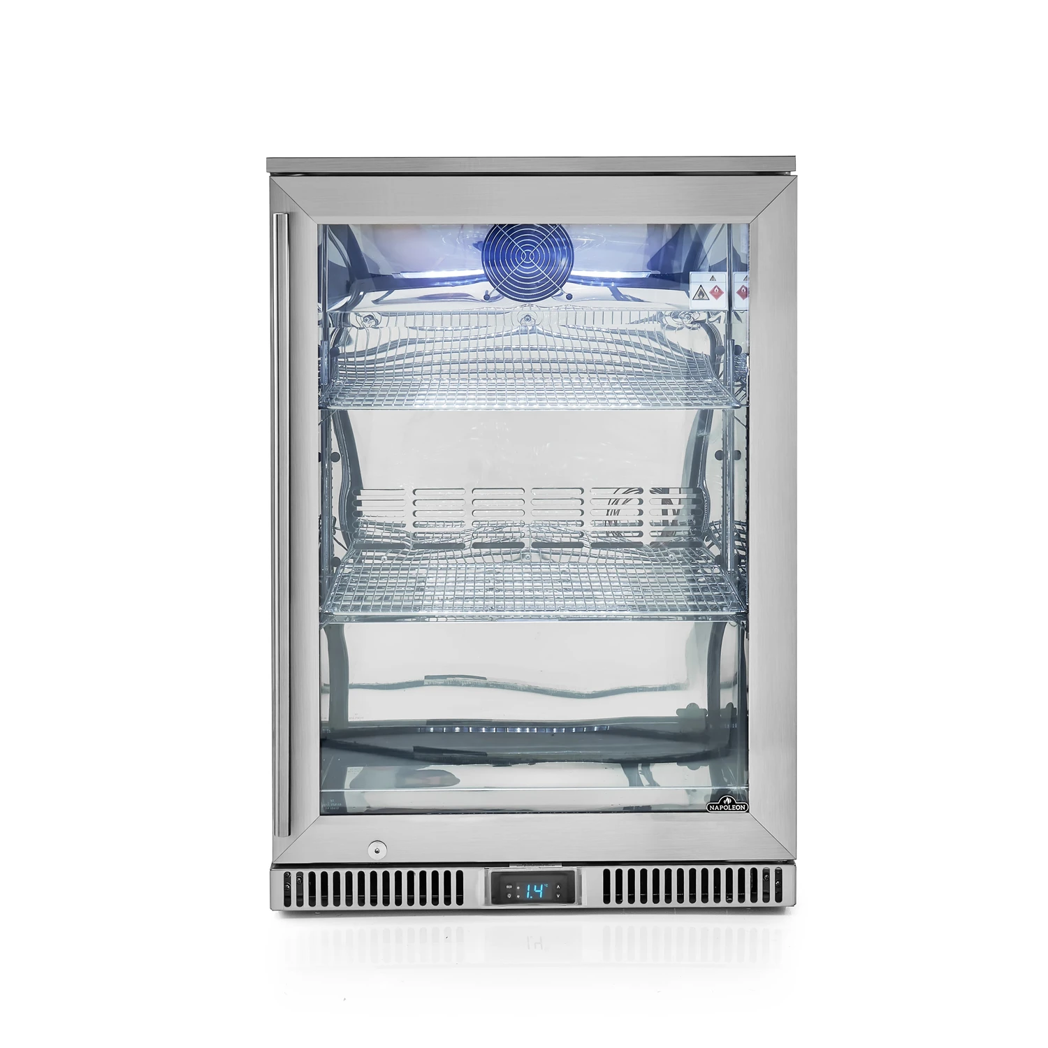 Napoleon Outdoor - Kühlschrank, 135 Liter, Rechtsdrehende Tür Mit Doppelverglasung Und LED Beleuchtung - Wasserdicht Nach IP24 2 Napoleon Outdoor - Kühlschrank, 135 Liter, Rechtsdrehende Tür Mit Doppelverglasung Und LED Beleuchtung - Wasserdicht Nach IP24 – Bild 2