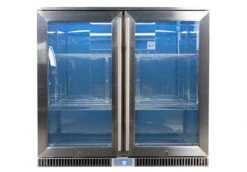 Napoleon Outdoor - Kühlschrank, 210 Liter, 2-türig Mit Doppelverglasung Und LED Beleuchtung - Wasserdicht Nach IP24 -Grill Mit Freu Geschaft Napoleon Outdoor Kueche Kuehlschrank leer beleuchtet