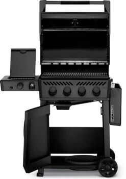 Napoleon Phantom Freestyle 425 Gasgrill, Mattschwarz - Mit Sizzle Zone Und Tür - Modell 2023 -Grill Mit Freu Geschaft Napoleon Phantom Freestyle F425DSIBPK PHM Prod Open Str