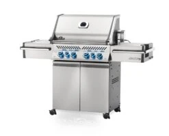 Napoleon Prestige Pro 500-3 Edelstahl Gasgrill Inkl. Drehspieß - Modell 2023 -Grill Mit Freu Geschaft Napoleon Prestige Pro 500 seitlich 01