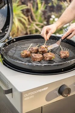 Outdoorchef Gas Kugelgrill Arosa 570 G Evo Grey Steel -Grill Mit Freu Geschaft Outdoorchef Arosa 570 G Evo Grey Steel indirekt Grillen