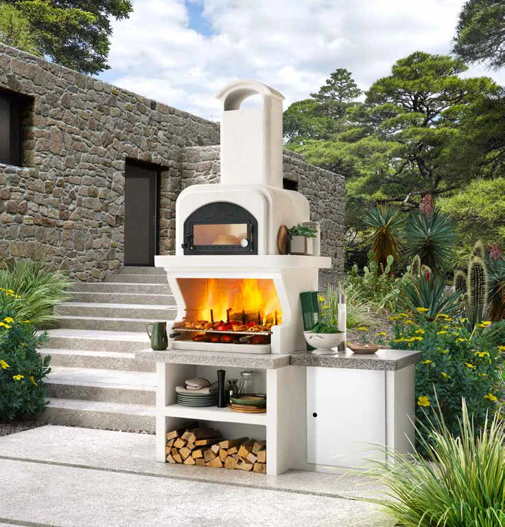 Palazzetti Grillkamin Capri 3 Mit Backofen Und Gusseisentür - Inkl. Montagematerial 1 Palazzetti Grillkamin Capri 3 Mit Backofen Und Gusseisentür - Inkl. Montagematerial