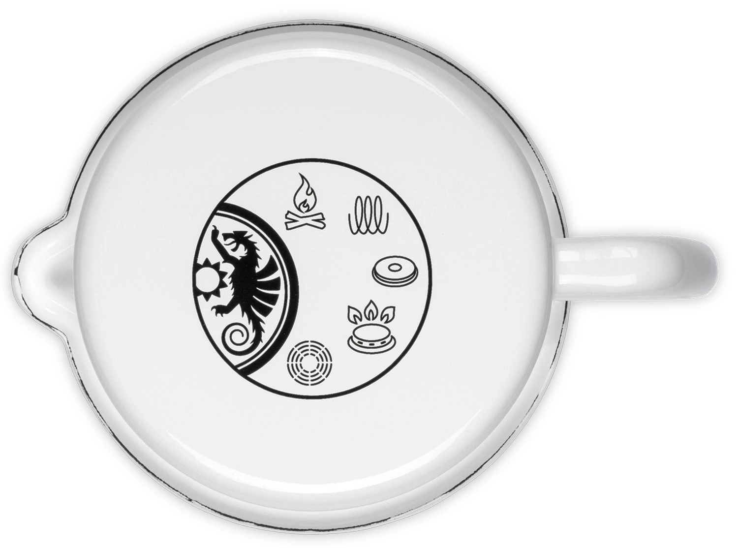 Petromax Emaille Milchtopf / 1000 Ml / Weiß 1 Petromax Emaille Milchtopf / 1000 Ml / Weiß