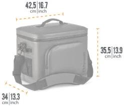 Petromax Kühltasche 22 Liter / Sandfarben -Grill Mit Freu Geschaft Petromax Kuehtasche 22Liter Abmessungen 2