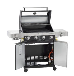 Rösle Gasgrill Videro G4-S VARIO+ Schwarz - Modell 2023 Inkl. Abdeckhaube -Grill Mit Freu Geschaft Roesle 2021 Videro G4 S Vario Grillrost 25524
