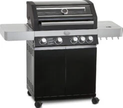 Rösle Gasgrill Videro G4 Schwarz - Modell 2023 Inkl. Abdeckhaube