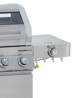Rösle Gasgrill Videro G6-S VARIO+ - Limited Edition Modell 2023 - SMART Deal Inkl. Grillfürst Grill Control + Abdeckhaube Und Grillplatte -Grill Mit Freu Geschaft Roesle Videro 25528 G6 S Edelstahl Seitenkocher abklappbar