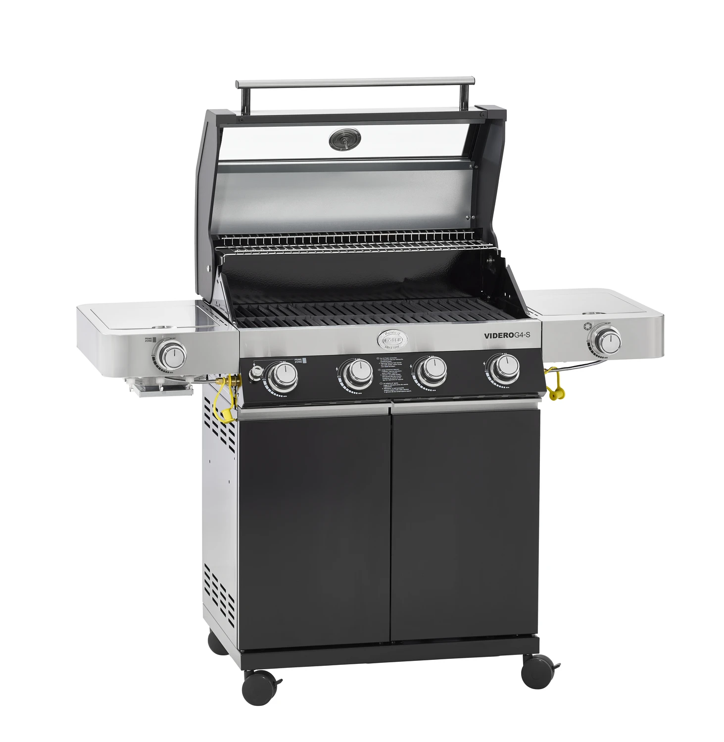 Rösle Gasgrill Videro G4-S VARIO+ Schwarz - Modell 2023 - SMART Deal Inkl. Grillfürst Grill Control + Abdeckhaube Und Grillplatte 6 Rösle Gasgrill Videro G4-S VARIO+ Schwarz - Modell 2023 - SMART Deal Inkl. Grillfürst Grill Control + Abdeckhaube Und Grillplatte – Bild 6
